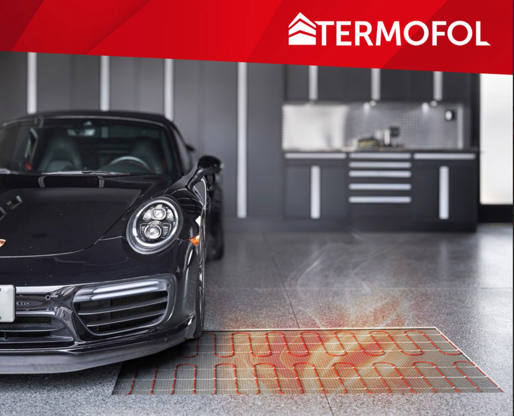 Termofol — topné rohože v garáži